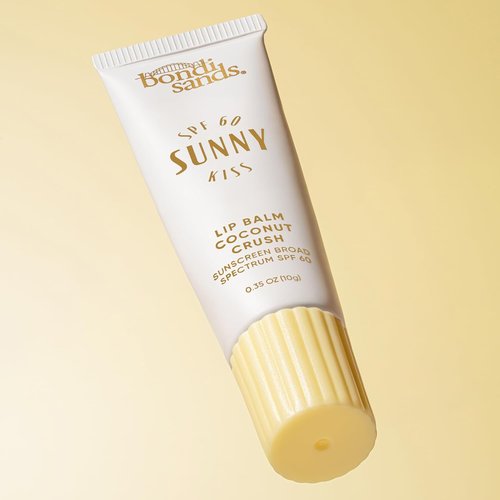 Bondi Sands Sunny Kiss SPF 60 Coconut Crush Lip Balm - Nourishing Hydration & Glossy Finish, 0.3 Oz