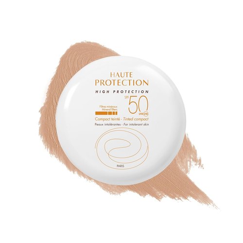 Avène High Protection Tinted Compact - Mineral Sunscreen with SPF 50+ | Water-Resistant & Non-Greasy