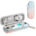 TUNYINSH Toothbrush Travel Case for Oral B/Oral-B Pro 1000 1500 5000 7000 7500 9600/ Philips Sonicare 4100 5100 1100 6100 5300 Electric Toothbrush, Portable Hard Protective Storage Bag (Gradient)