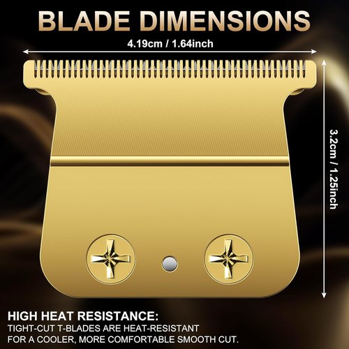 BaByliss Replacement Hair Trimmer Blades - Precision T-Blades for FX787, FX799, FX726, FX729, FX707Z | Long-Lasting Performance