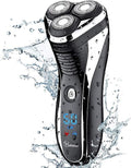 Hatteker Electric Shaver - Cordless Rotary Razor for Men | Waterproof Beard Trimmer