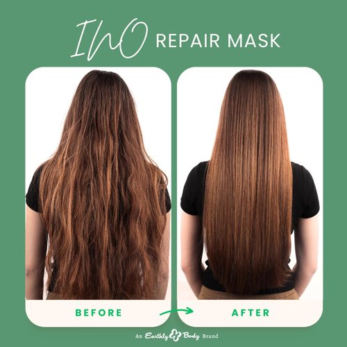 Earthly Body Leave-In Haircare Mask - Instant Repair for Shiny, Frizz-Free Hair - 1.7 fl oz - Vegan & Cruelty-Free