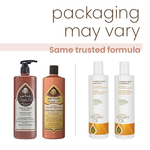 One 'n Only Argan Oil Moisture Repair Shampoo & Conditioner Set - 33 Oz Each | Hydrating Formula
