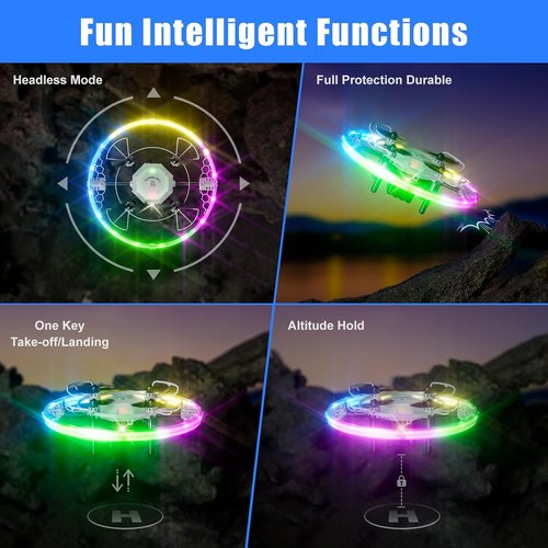 Skiennix Mini RC Drone for Kids - 360° Flip & 90° Surround Flight | Perfect Gift for Ages 8-12
