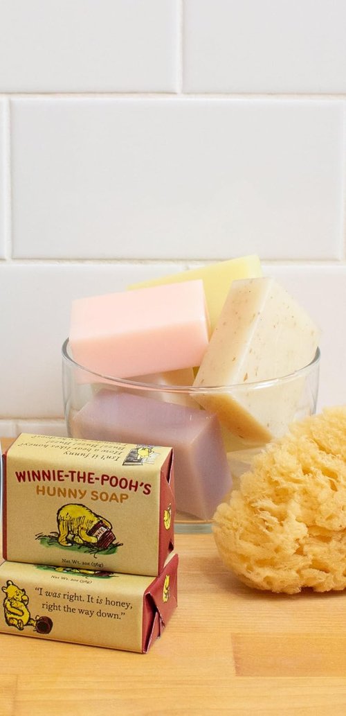 Unemployed Philosophers Guild Hunny Soap - Pooh Bear Themed, Made in USA, 2oz Travel Size