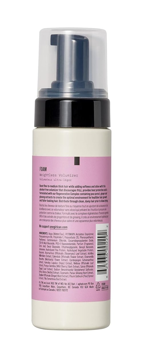 AG Care Foam Weightless Volumizer - Lightweight Hair Volume Boost | 5 Fl Oz