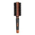 Conair Quick Dry Copper Round Hair Brush - Fast Blow Drying & Voluminous Styles | Nylon & Boar Bristles