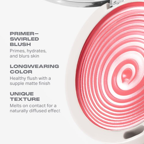 Morphe Huephoric Rush 3-in-1 Silk Cream Blush - Buildable Cream-to-Matte Formula - Hydrates & Blurs Skin - Intoxicated (0.28 Ounce)
