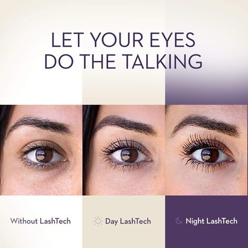 Jerome Alexander LashTech Volumizing Mascara Set - Day & Night Formula with Eye Makeup Remover | Black