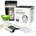 Oakeer Nose Wax Kit - 40 Sticks, Hair Remover for Men & Women, Ears & Nose, with 20 Paper Cups & 100g Wax