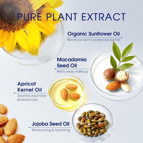 Pier Auge Cleansing Oil - Gentle Oil Cleanser for Face | Removes Makeup & Sunscreen | 198ml (6.7fl oz)