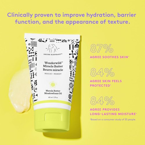 Drunk Elephant Wonderwild Miracle Butter - Ultra-Luxe Skin Salve for Nourished Skin - 3.5 oz