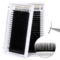 Arison Lashes Volume Lash Extensions Cashmere Matte Black Individual Eyelash Extensions Tray Mixed Length 20 Rows for Professional Lash Tech Supplies(0.07-C Curl-14mm)