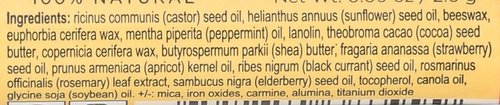 Burt's Bees Lip Shimmer - 100% Natural Moisturizing Formula in Guava - 1 Tube