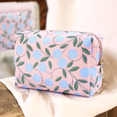 MAANGE Small Makeup Bag 2 PCS Cosmetic Bags for Women Oxford Fabric Make up Bag for Purse Portable Travel Zipper Makeup Pouch