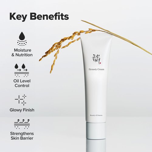 Beauty of Joseon Dynasty Cream Hydrating Face Moisturizer for Dry, Sensitive Skin, Korean Skincare for Men and Women 100ml, 3.38 fl.oz