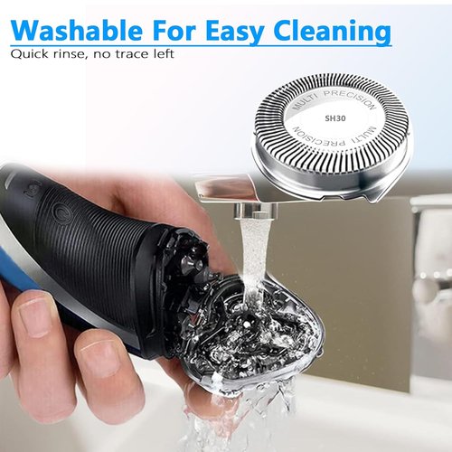 Philips Norelco SH30 Replacement Shaver Heads - Compatible with Series 1000, 2000, 3000 | Precision Blades