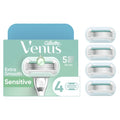 Venus Deluxe Smooth Sensitive Women's Razor Blade Refills, 4 Count, Holiday Gifts for Women