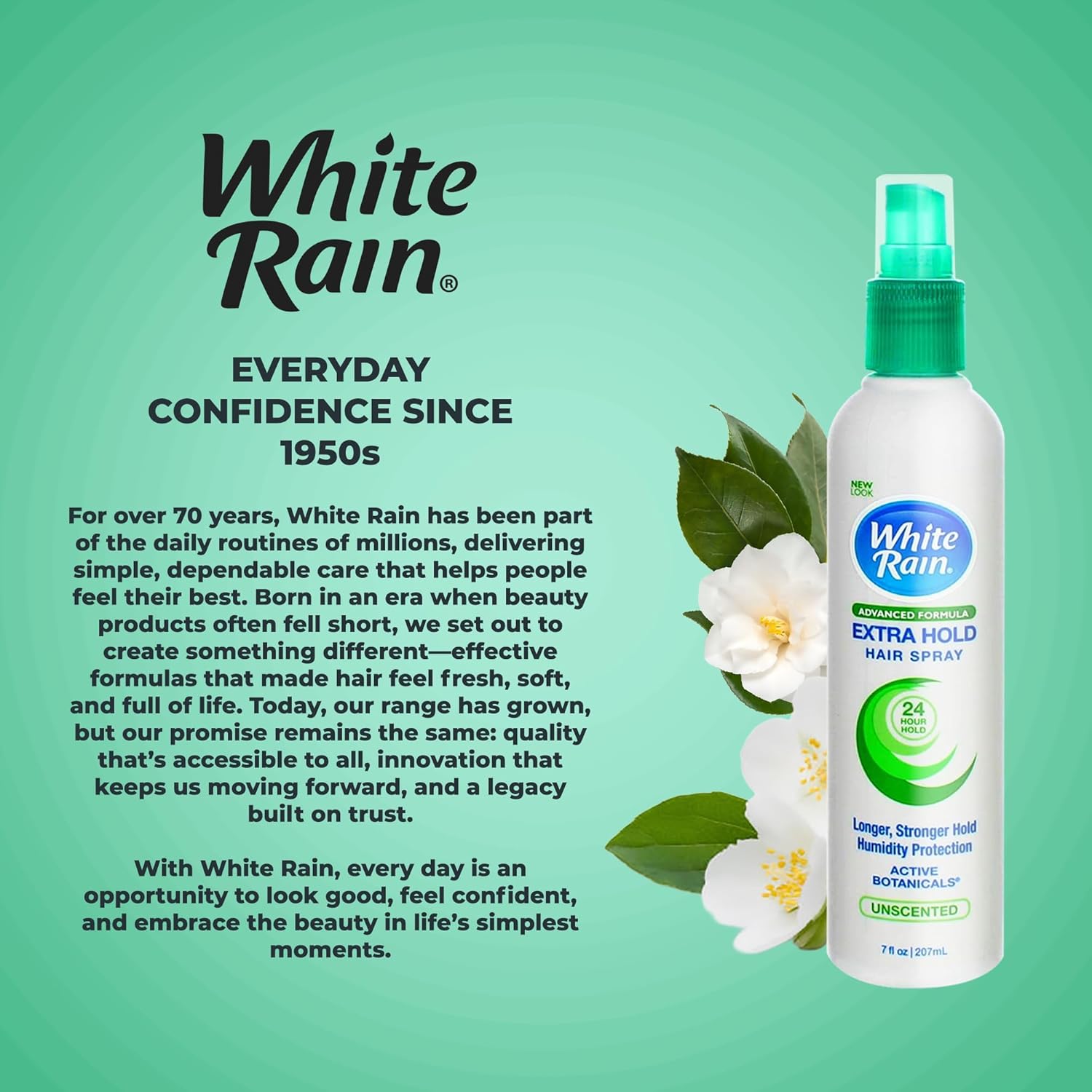 White Rain Extra Hold Hair Spray - Advanced Formula for Long-Lasting Style | 7 oz