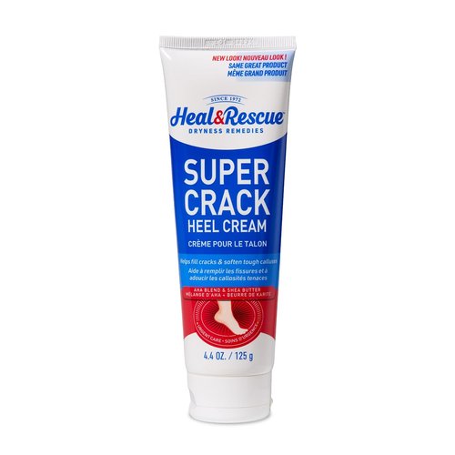 Heal&Rescue Heel Rescue Cream - Concentrated AHA & Shea Butter for Cracked Heels | 4.4 Ounce