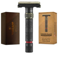 VIKINGS BLADE Adjustable Double Edge Safety Razor + Luxury Case. Smooth, Reusable, Eco-Friendly (The Emperor “Meiji”)