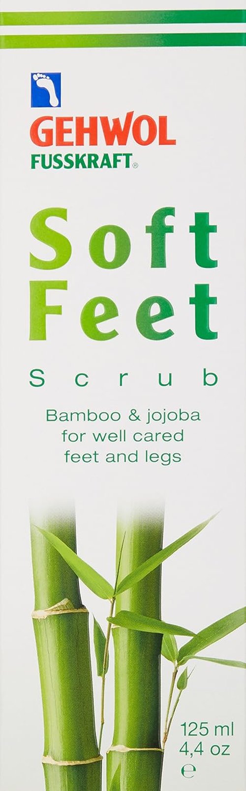 GEHWOL Soft Feet Scrub - Exfoliating Foot Care Treatment | 4.4 oz for Smooth, Soft Skin