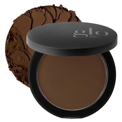 Glo Skin Beauty Pressed Powder Foundation - Cocoa Medium | Buildable Coverage & Long-Lasting Semi-Matte Finish