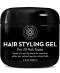 Pure Body Naturals Hair Gel for Men - Natural Aloe Formula for Firm, Healthy Hair | 4 Fl Oz