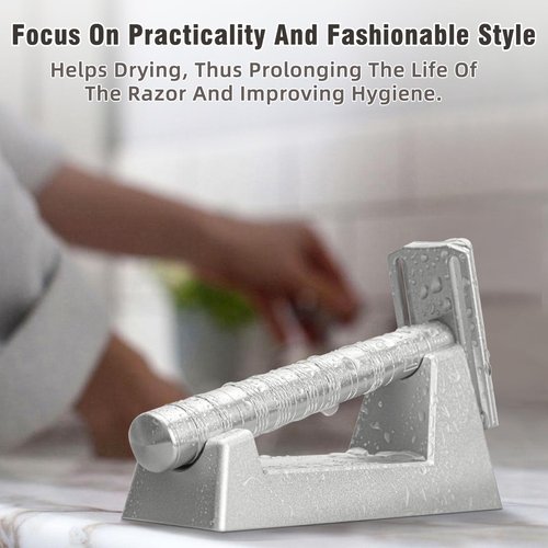 LANGZIHT Solid Aluminum Alloy Razor Stand - for Henson AL13 / AL13-M / Ti22 - 100g Weight - Ensuring Stability, Minimizing Movement - Excluding Razors