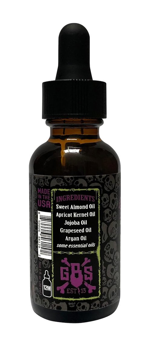 Grave Before Shave Voodoo Blend Beard Oil - 1 Oz Bottle with Dropper Dispenser for Smooth Grooming