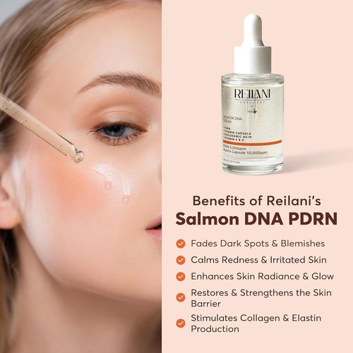 PDRN Salmon DNA Serum - Anti-Aging Hydrating Face Serum with Hyaluronic Acid & Vitamins | 1 Fl Oz