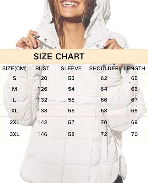 BIVENANT Women's Oversized Puffer Jacket - Lightweight Quilted Hoodie for Warmth & Comfort