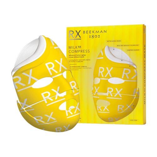 Beekman 1802 Milk RX Collagen Face Mask - Hydrating Sheet Mask for Firming & Glass Skin, Single Use