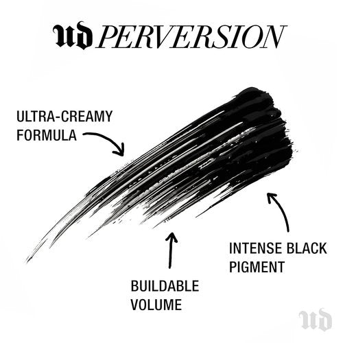 Urban Decay Perversion Mascara - Intense Black Volumizing & Lengthening, Smudge-Resistant, Cruelty-Free