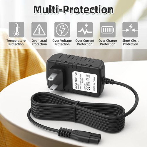 BabylissPro AC Adapter - 4.5V Power Supply for FX Barberology Clipper & Trimmer Models