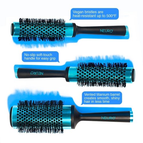 Neuro by Paul Mitchell Titanium Round Brush - Perfect for Blow-Drying All Hair Types
