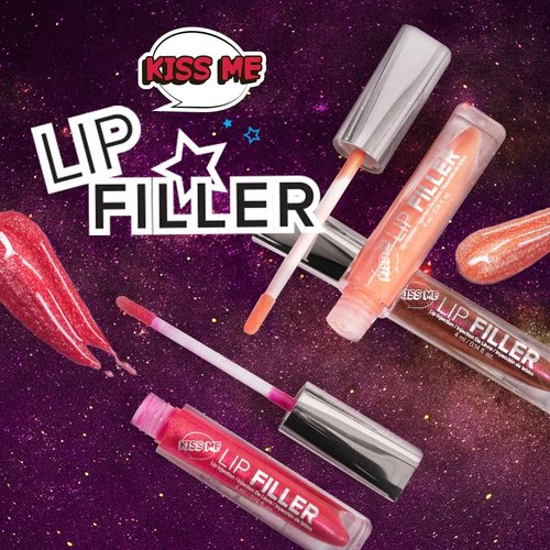 Sistar KISS ME Lip Filler - Hydrating Plumping Lip Gloss with Ultra Glitter | 2.5 mL (Fiji)