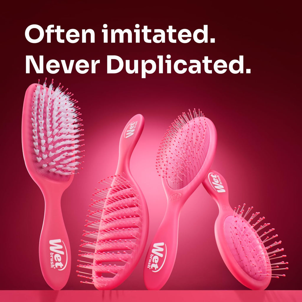 Wet Brush Original Detangler Hair Brush - Ultra-Soft IntelliFlex Bristles for All Hair Types | Limited Edition Cream Iridescence Icon