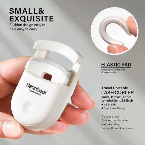 Happy Heartbeat False Lashes Natural Look Thin Band Eyelashes,Wispy Soft Cat Eye Volume Reusable Strip Fake Lashes,with Lash Glue and Eyelash Curler Professional Kit (LS1 Kit)