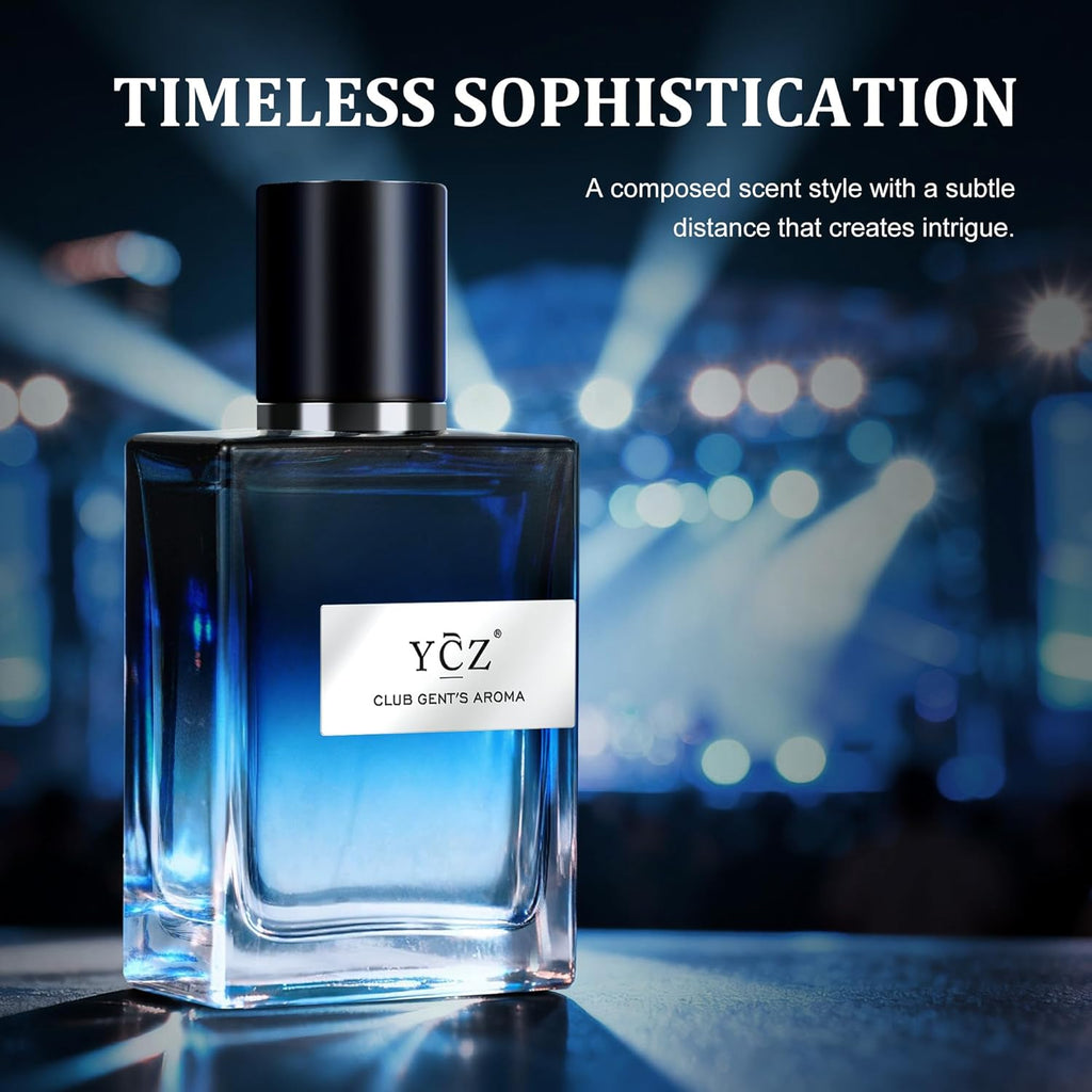 Ycz Club Cologne for Men - 1.7oz Long-Lasting Fragrance with Aromatic Woody Notes | Perfect Gift for Gentlemen