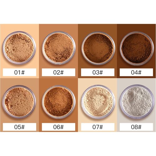 MAEPEOR Matte Setting Loose Powder - Smooth & Lightweight Face Powder for Brightening | 8 Colors, 03 Soleil
