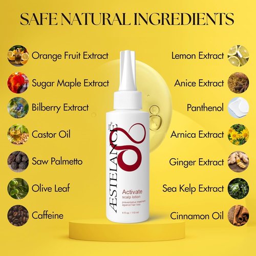 Activate Scalp Lotion - Preventative Hair Loss Treatment | Rejuvenate & Strengthen Scalp, 4 oz