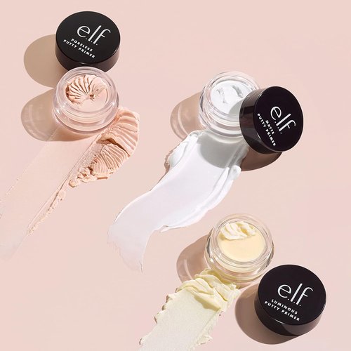 e.l.f. Cosmetics Putty Primer Trio - Poreless, Matte & Luminous Finish | Travel Size, 0.14 Oz Each