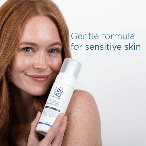 EltaMD Skin Recovery Foaming Facial Cleanser - Gentle Formula for Sensitive Skin | 5.0 Fl Oz