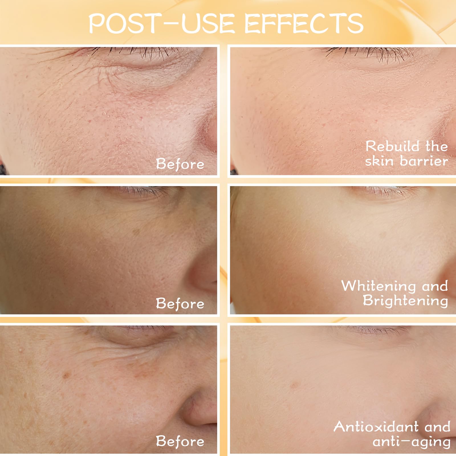 Vitamin C Serum with Hyaluronic Acid & Retinol Serum for Face - Day & Night Set to Brighten, Hydrate & Improve Skin Firmness for All Skin Types, Men & Women