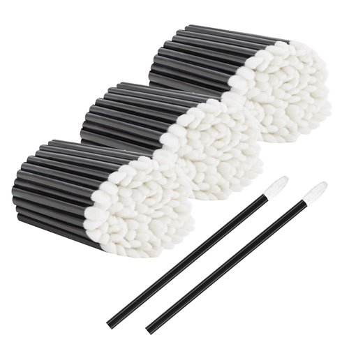 COCIDE 700Pcs Disposable Lip Brush– Lip Applicators Makeup Applicators Lipstick Brush Makeup Brushes & Tools Lip Wands Makeup Artist Kit Essentials Beauty Tools (Black, 700Pcs)