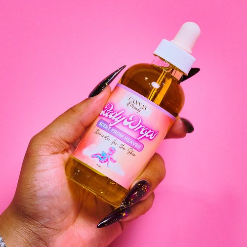 Canvas Beauty Body Drops, Scent From Heaven - With Coconut Oil, Jojoba Oil & Vitamin E