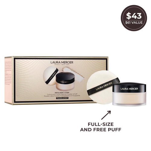 Laura Mercier Translucent Loose Setting Powder - 24HR Shine Control, Soft Matte Finish, 4 Versatile Shades