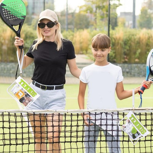DMJRZTF 2 Pcs Tennis Snack Bags Team Gifts Cosmetic Makeup Bag with Chenille Letter Patch PVC Organizer Purse,Portable Zipper Waterproof Travel Storage Bag for Friends Women Girls