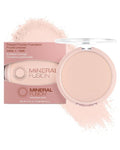 Mineral Fusion Pressed Powder Foundation - Matte Finish for Fair Skin with Pink/Red Undertones | Talc-Free, Vegan, Hypoallergenic (Cool 1)